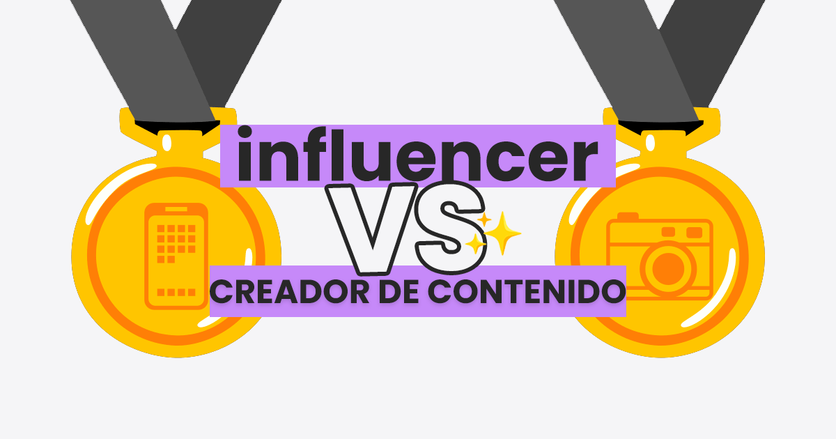 Diferencias clave entre creadores de contenido e influencers